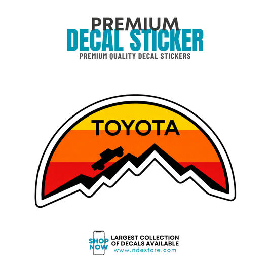 STICKER DECAL TEQ TOYOTA JEEP