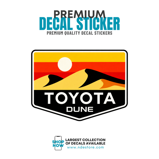 STICKER DECAL TEQ TOYOTA DUNE
