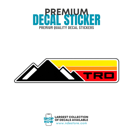 STICKER DECAL TEQ SERIES TRD