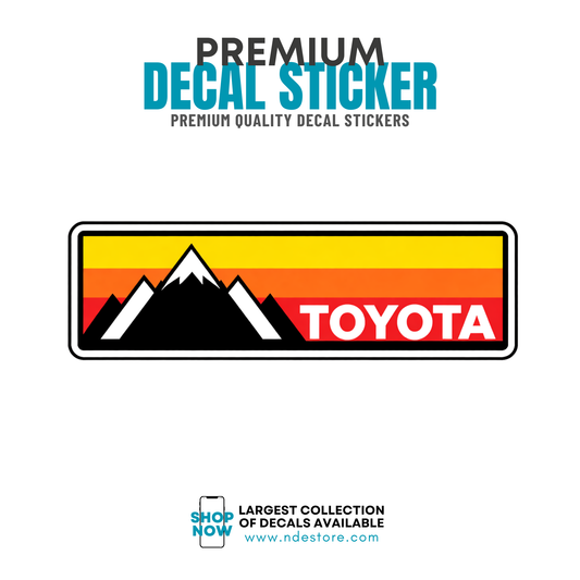 STICKER DECAL TEQ SERIES TOYOTA