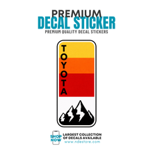 STICKER DECAL TEQ SERIES TOYOTA