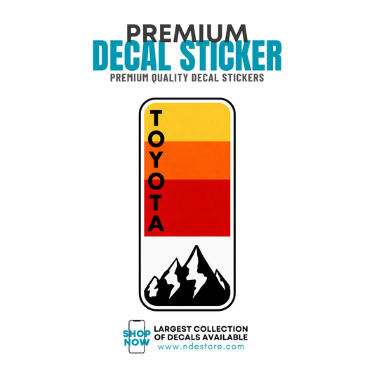 STICKER DECAL TEQ SERIES TOYOTA