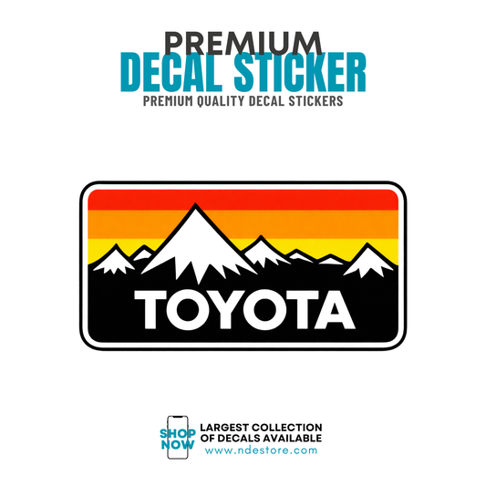 STICKER DECAL TEQ SERIES TOYOTA CLASSIC