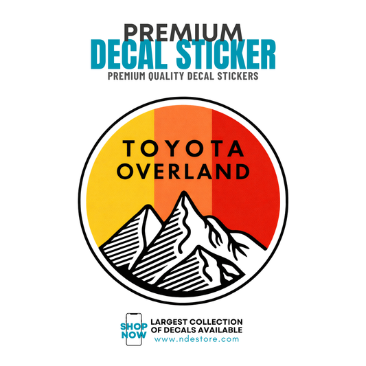 STICKER DECAL TEQ SERIES TOYOTA OVERLAND