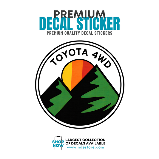 STICKER DECAL TEQ SERIES TOYOTA 4WD