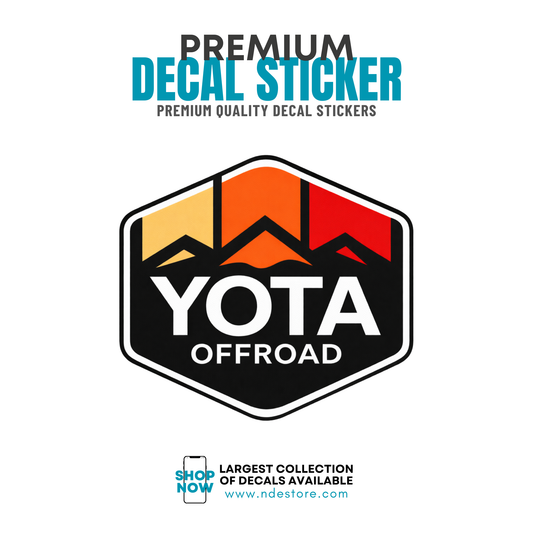 STICKER DECAL TEQ SERIES TO YOTA OFFROAD