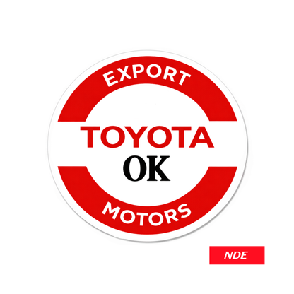 STICKER DECAL TOYOTA OK