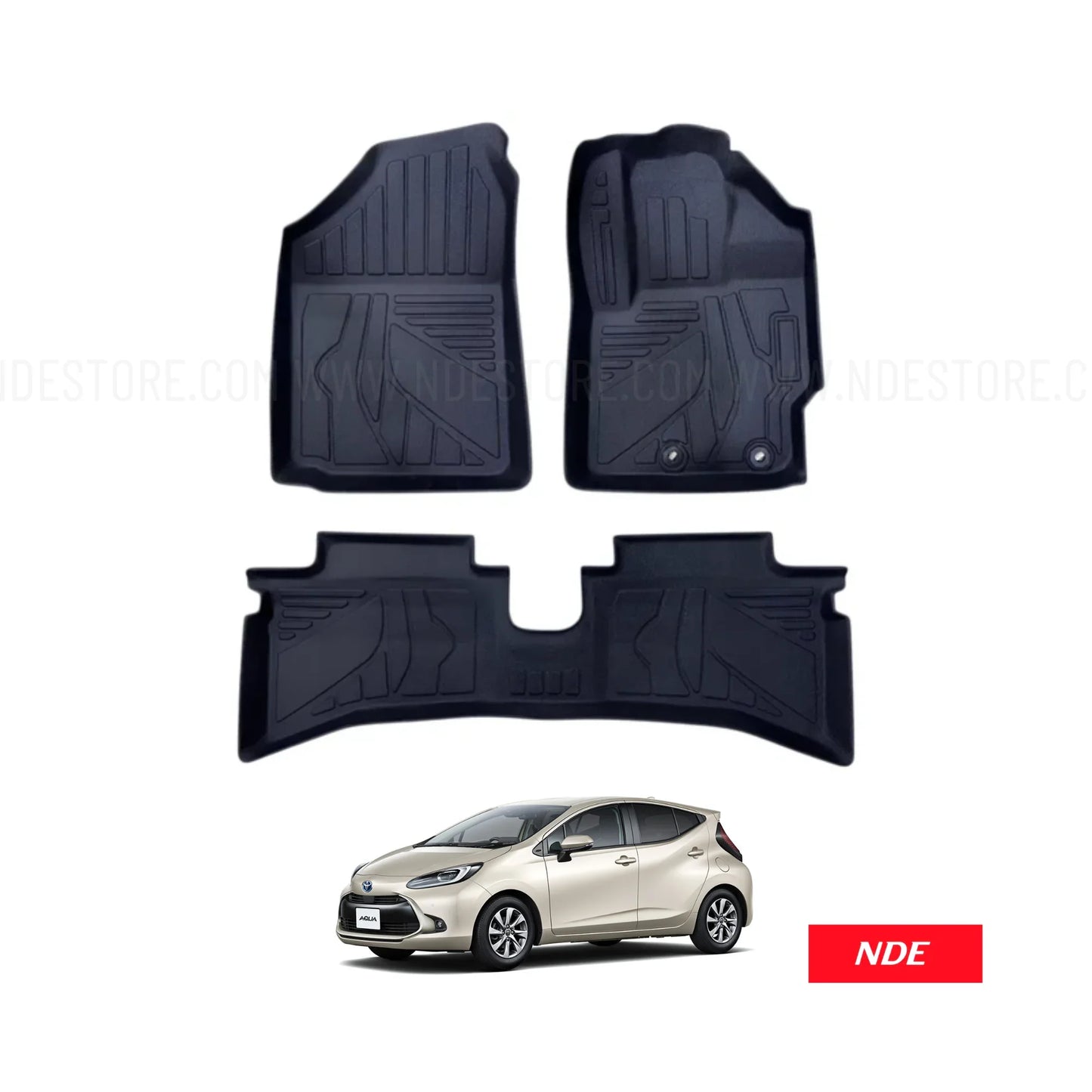 FLOOR MAT SET TPE FOR TOYOTA AQUA