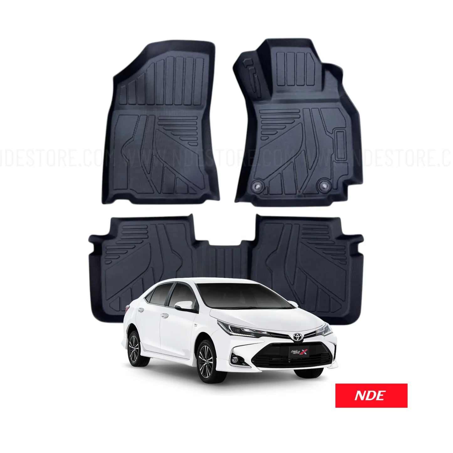FLOOR MAT SET TPE FOR TOYOTA COROLLA (2015-2026)
