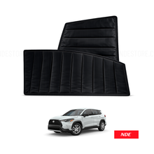 SUN SHADE SET BLACK WRINKLE FOR TOYOTA COROLLA CROSS