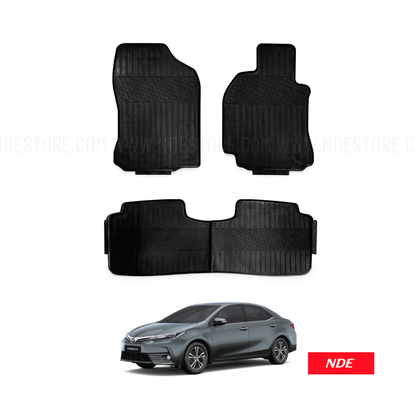 FLOOR MAT RUBBER FOR TOYOTA COROLLA (2002-2025)