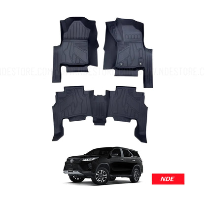 FLOOR MAT SET TPE FOR TOYOTA FORTUNER (2016-2025)