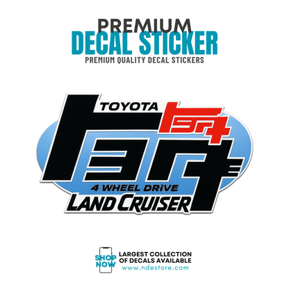 STICKER DECAL TEQ TOYOTA LAND CRUISER