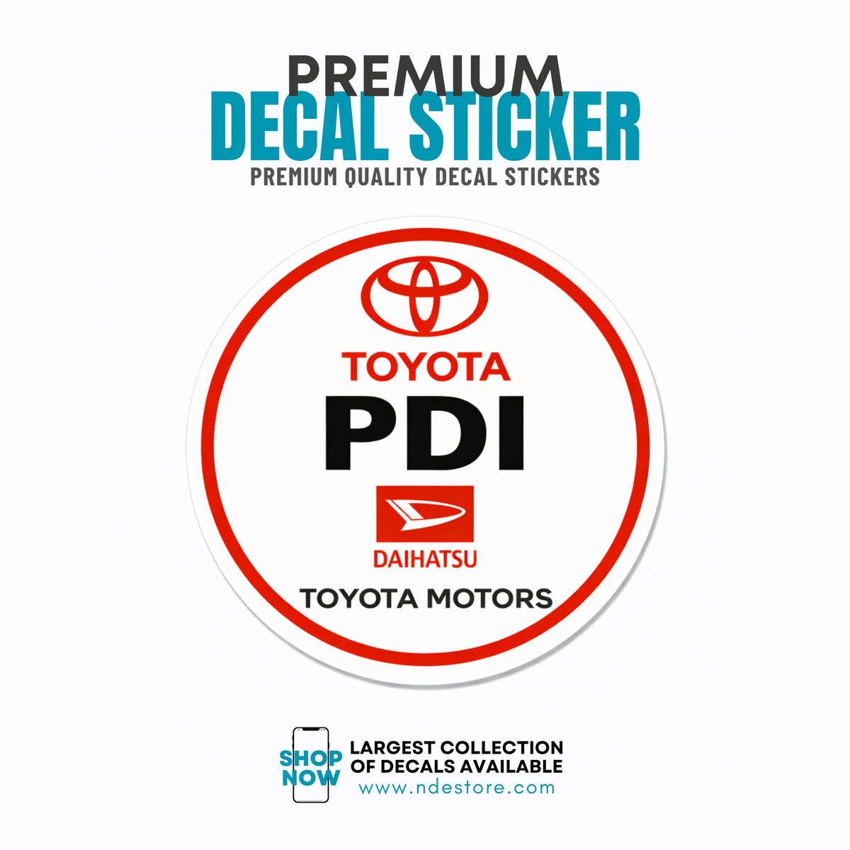 Sticker Decal Toyota Daihatsu 
