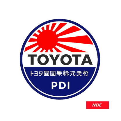 STICKER DECAL TOYOTA PDI JDM