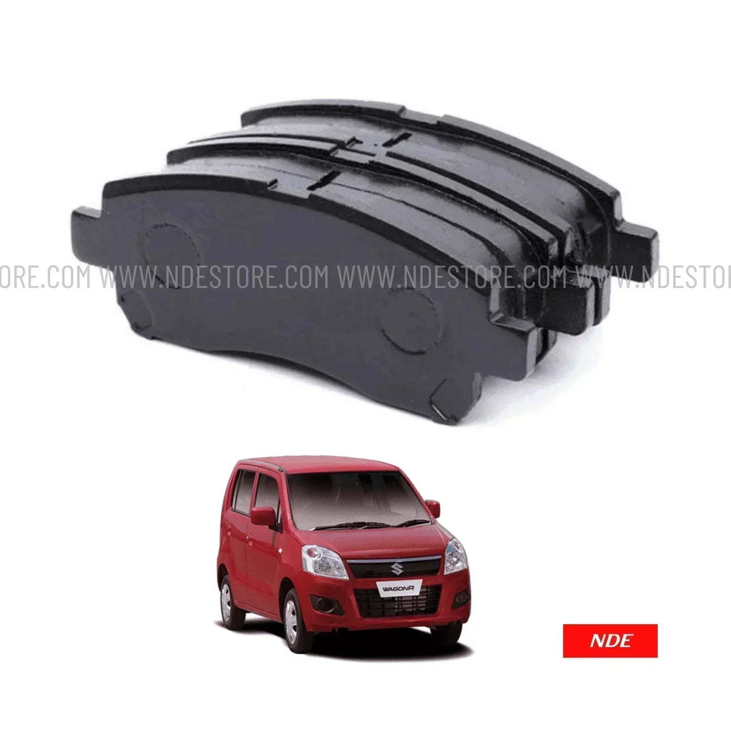 BRAKE DISC PAD SET FRONT IMPORTED FOR SUZUKI WAGON R (2014-2025) - ndestore.com