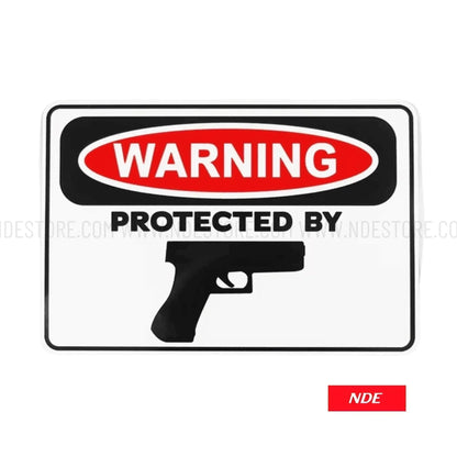 STICKER WARNING PROTECTED BY - ndestore.com