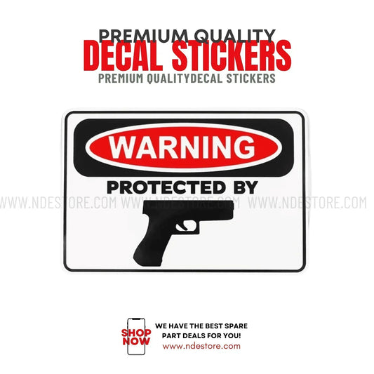 STICKER WARNING PROTECTED BY - ndestore.com