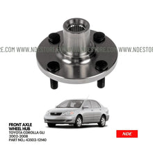 WHEEL HUB ASSY FOR TOYOTA COROLLA (2002-2008) - ndestore.com