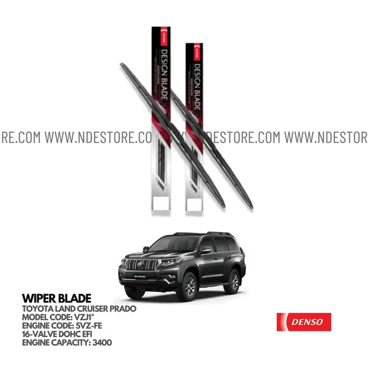 WIPER BLADE DENSO HYBRID TYPE FOR TOYOTA LAND CRUISER PRADO (VZJ) - ndestore.com