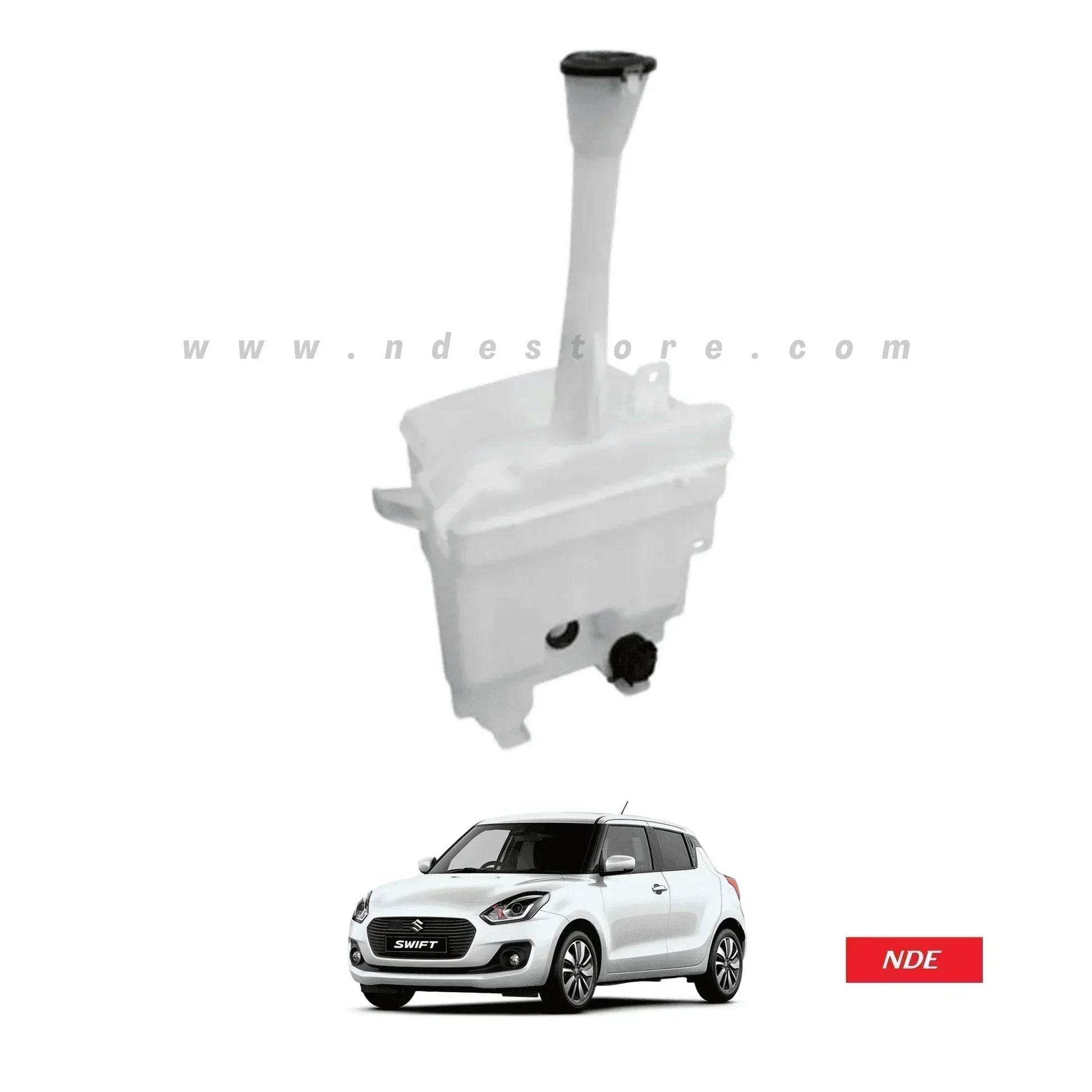 WINDSHIELD WASHER WIPER BOTTLE FOR SUZUKI SWIFT (2018-2025) - ndestore.com