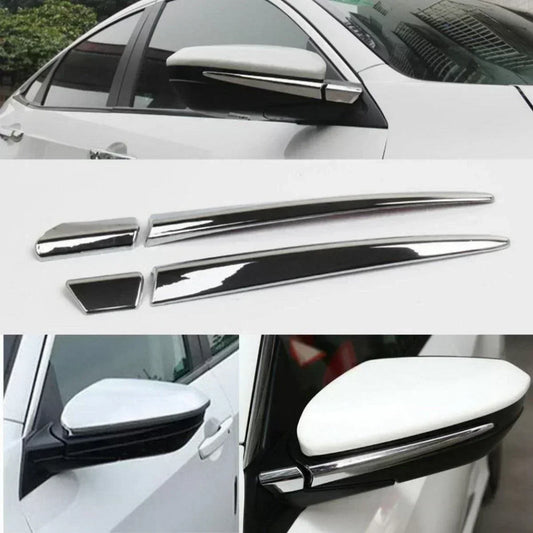 SIDE MIRROR CHROME TRIM FOR HONDA CIVIC (2016-2021) - ndestore.com