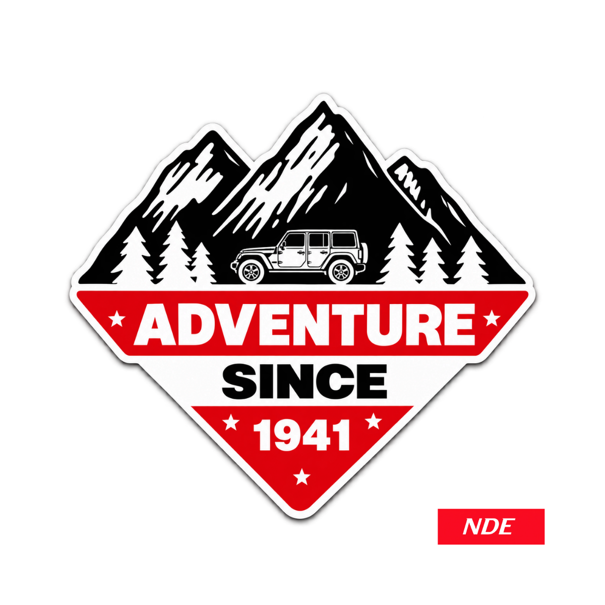 STICKER DECAL ADVENTRURE JEEP