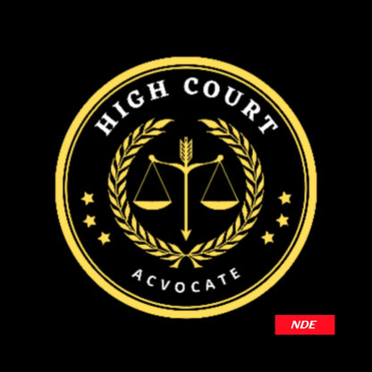 STICKER DECAL ADVOCATE HIGH COURT