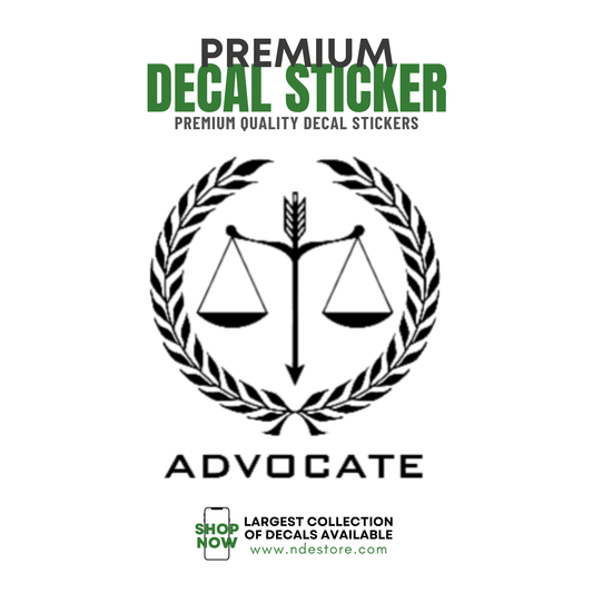 STICKER DECAL ADVOCATE HIGH COURT