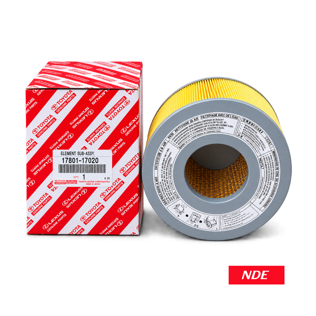 AIR FILTER GENUINE FOR TOYOTA LAND CRUISER 17801-17010