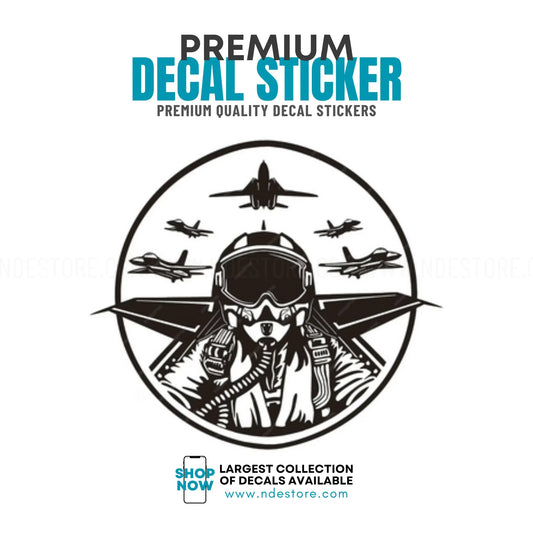 STICKER DECAL JET FIGHTER