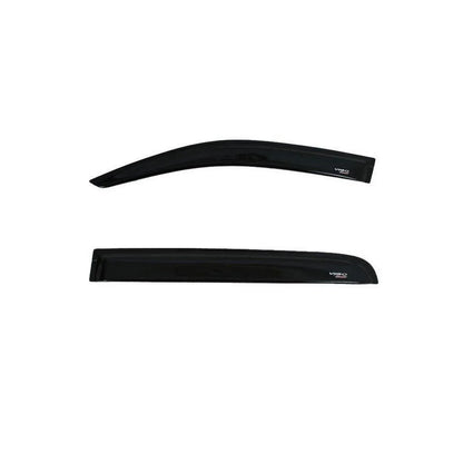 AIR PRESS BLACK TINTED DOOR WINDOW VISOR FOR TOYOTA HILUX VIGO (2005-2016) - TXR - ndestore.com