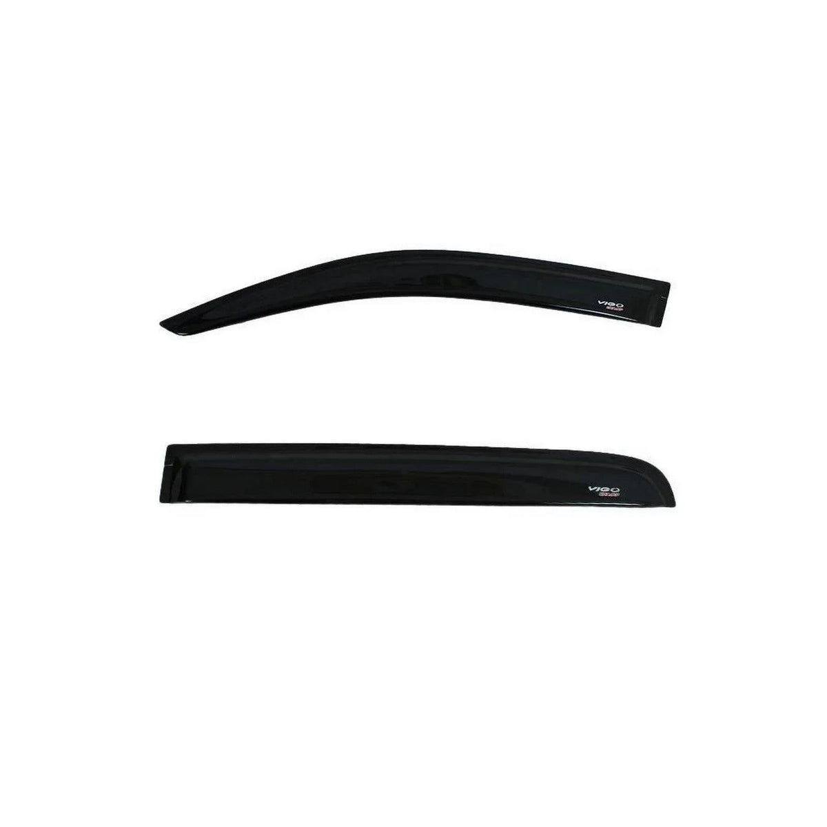 AIR PRESS BLACK TINTED DOOR WINDOW VISOR FOR TOYOTA HILUX REVO - ndestore.com