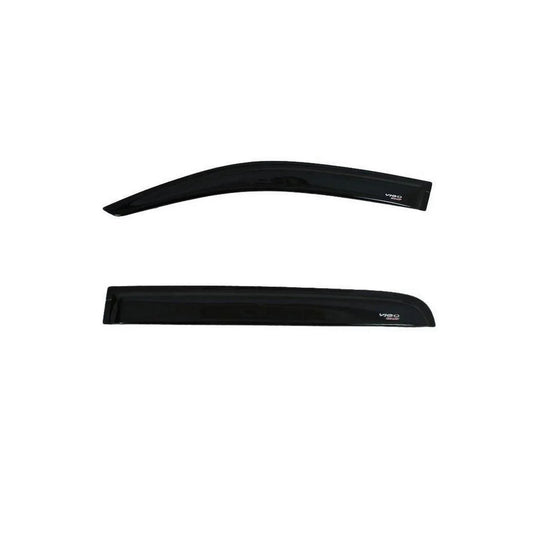 AIR PRESS BLACK TINTED DOOR WINDOW VISOR FOR TOYOTA HILUX VIGO CHAMP (2005-2016) - TXR - ndestore.com
