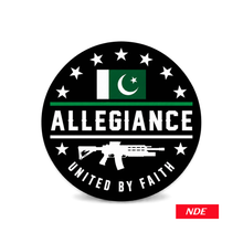 STICKER DECAL ALLEGIANCE PAKISTAN