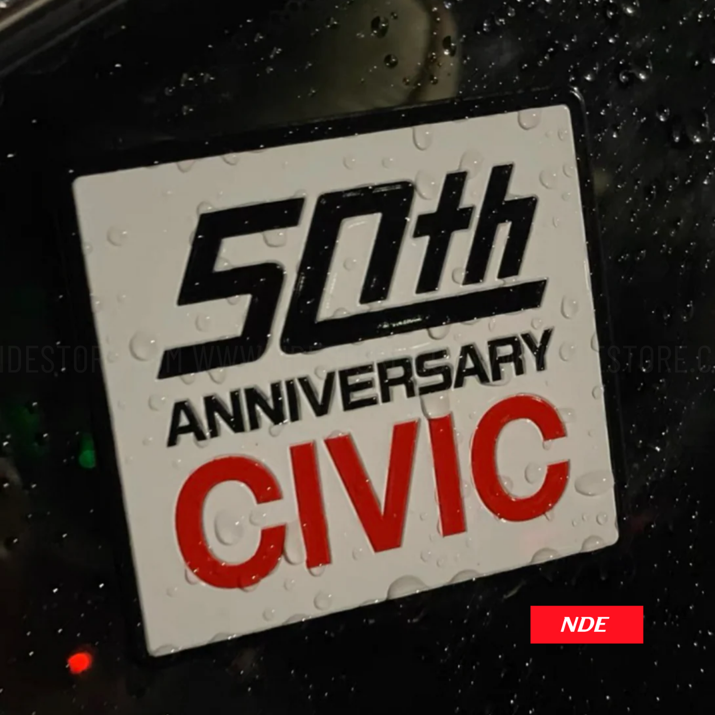 STICKER DECAL 50TH ANNIVERSARY CIVIC