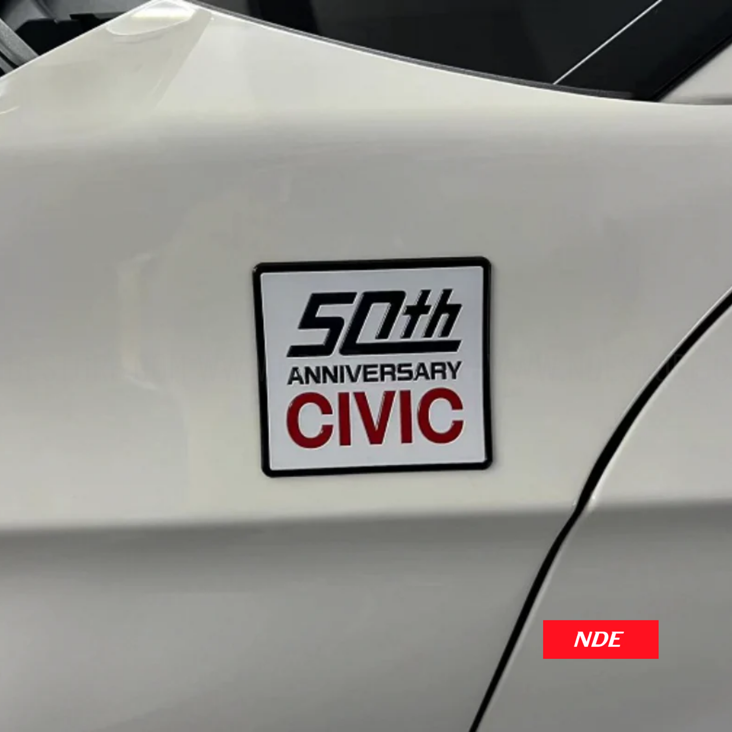 STICKER DECAL 50TH ANNIVERSARY CIVIC