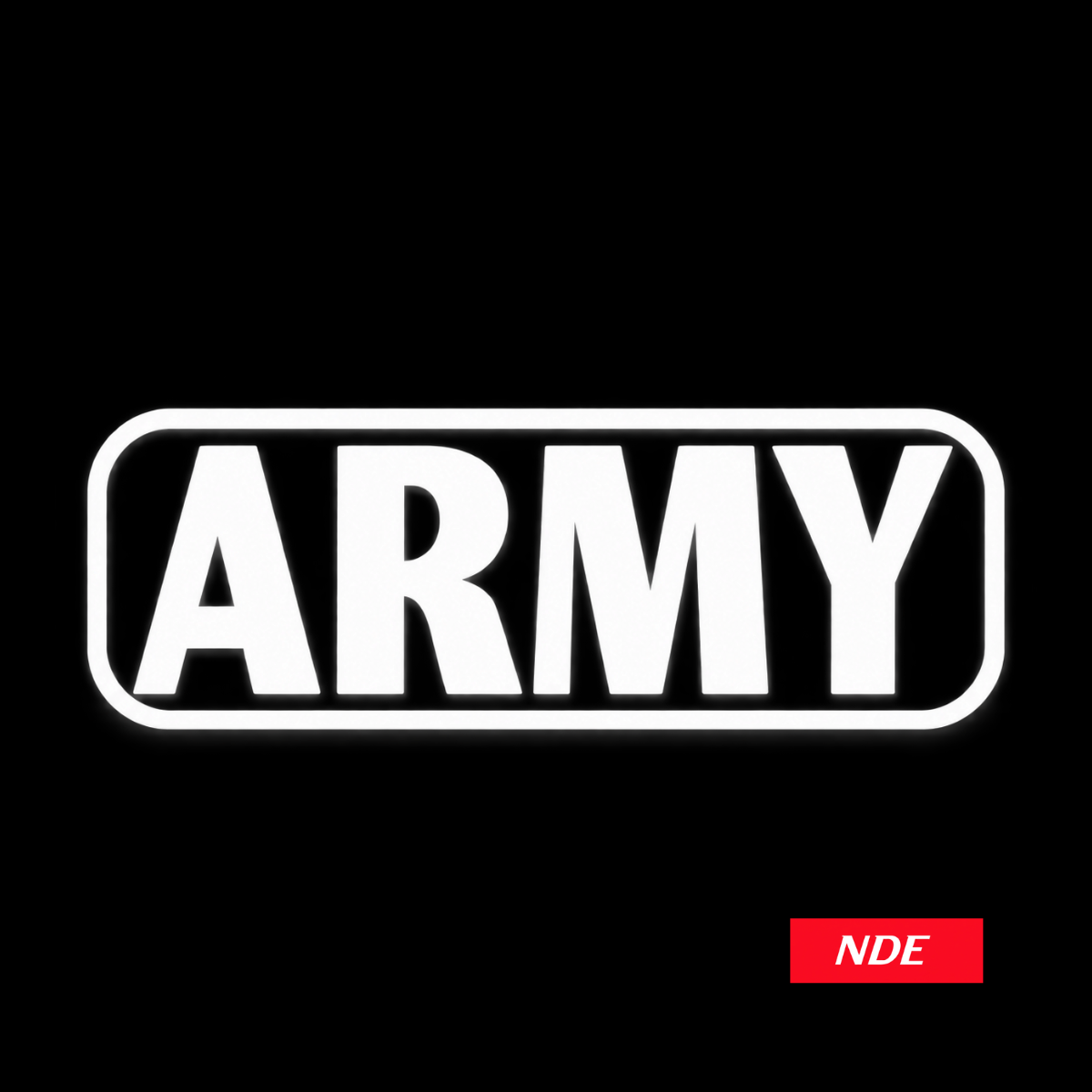 STICKER DECAL ARMY