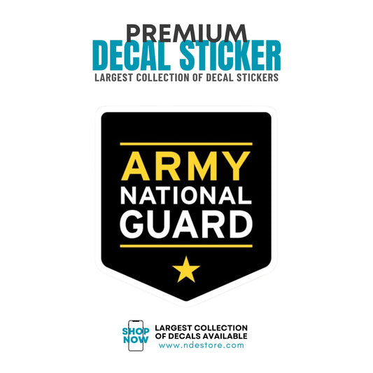 STICKER DECAL ARMY NATIONAL GUARD
