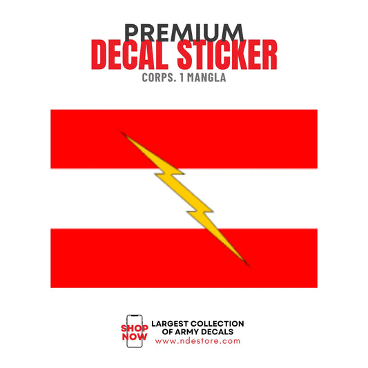 STICKER DECAL PAKISTAN ARMY FLAGS