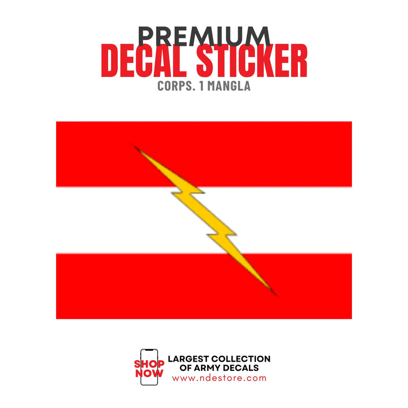 STICKER DECAL PAKISTAN ARMY FLAGS