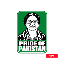 STICKER DECAL PRIDE OF PAKISTAN ASMA JAHANGIR