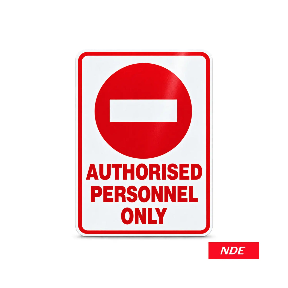 Authorized Personnel Only warning sticker decal