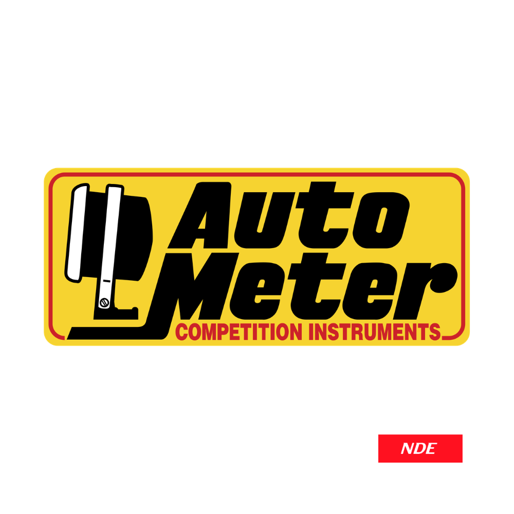 STICKER DECAL AUTO METER