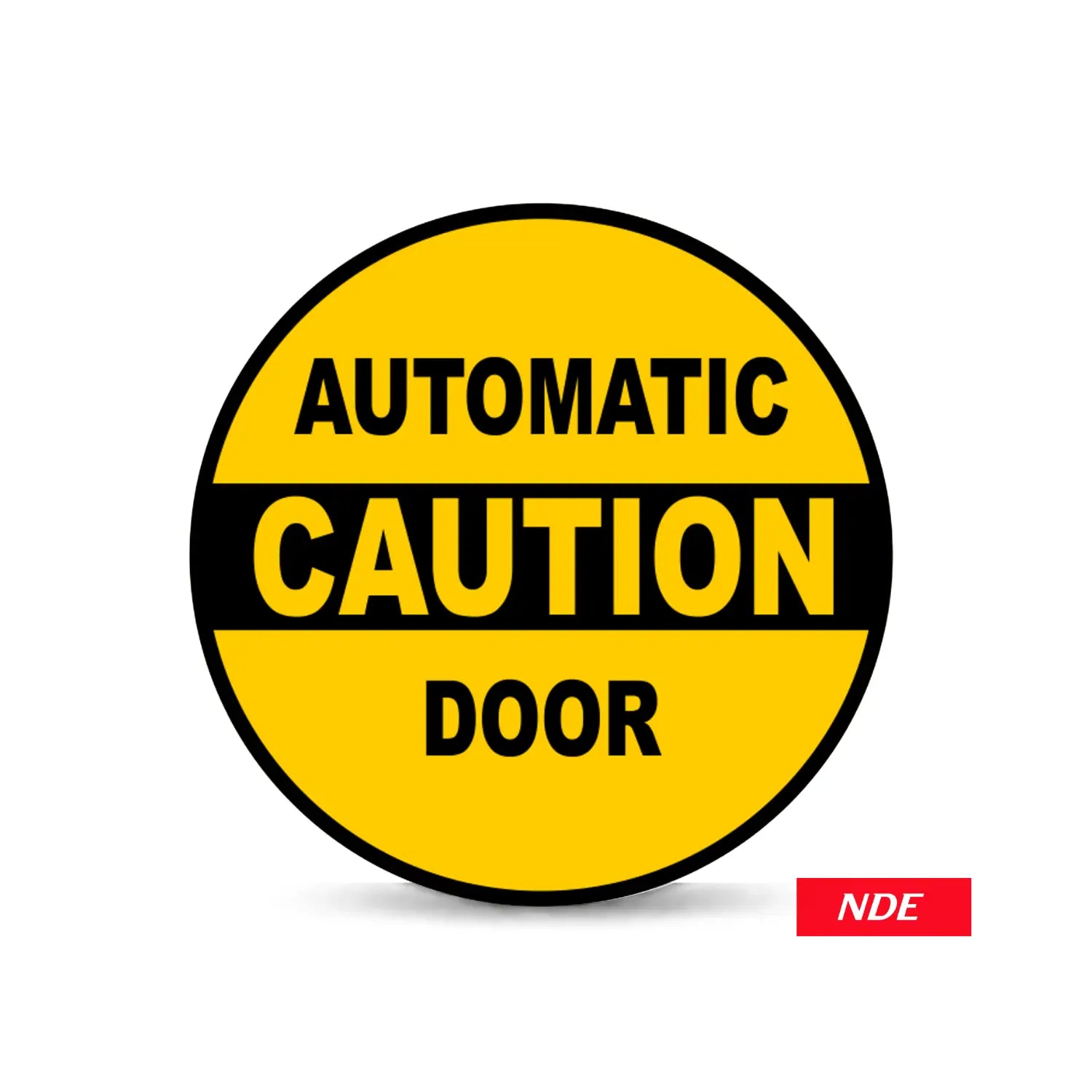 STICKER DECAL AUTOMATIC CAUTION DOOR