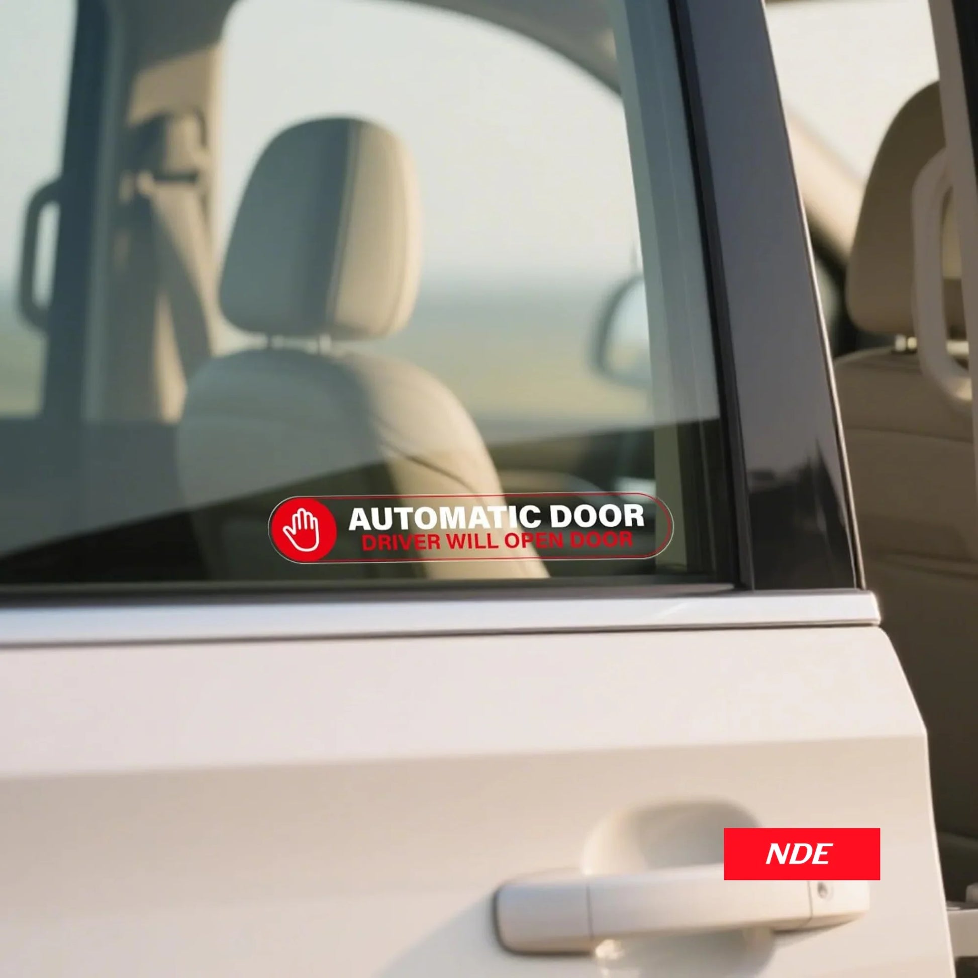 STICKER DECAL AUTOMATIC DOOR