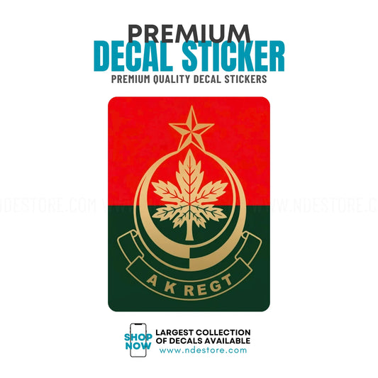 STICKER DECAL THE AK REGIMENT