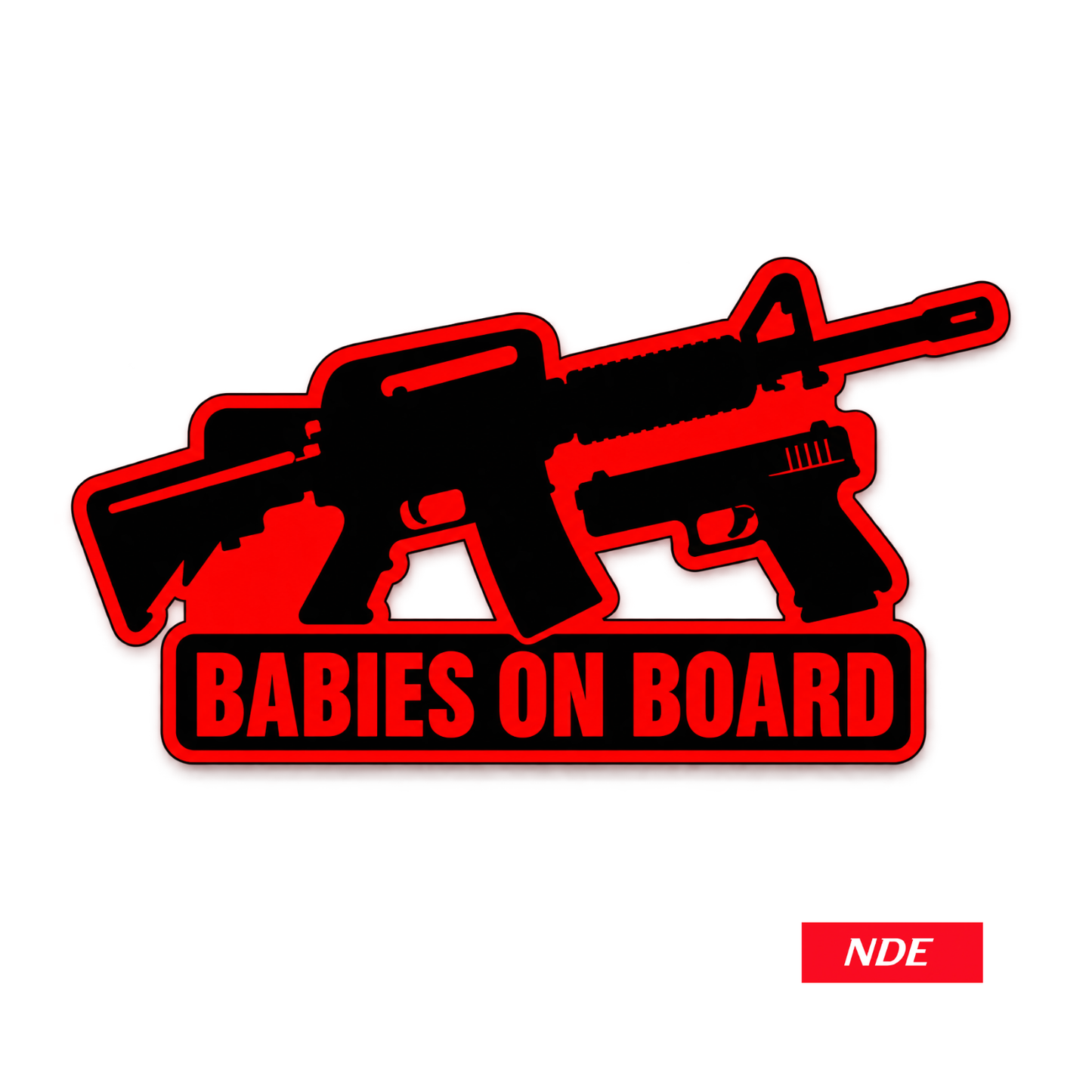 STICKER DECAL BABIES ON BOARD
