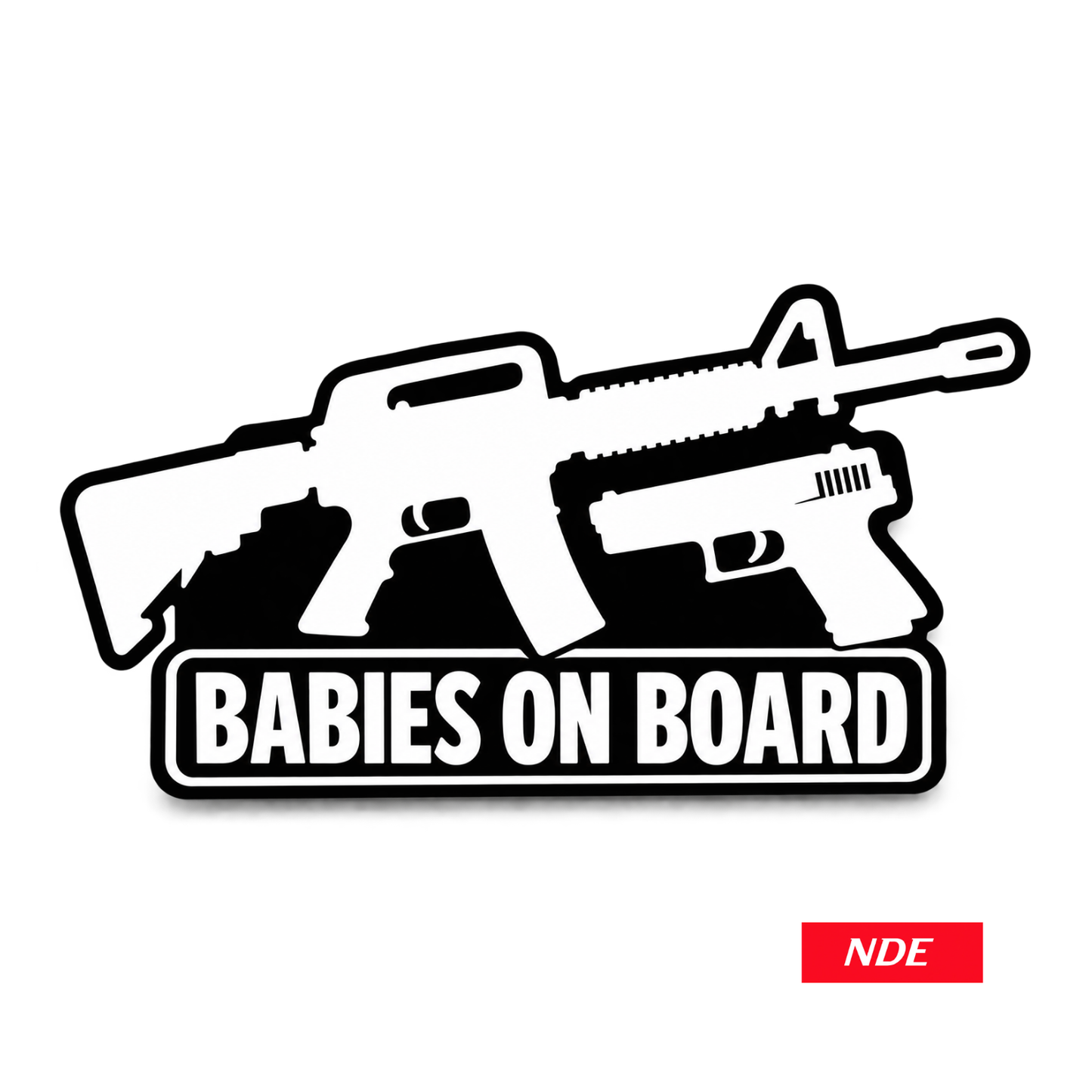 STICKER DECAL BABIES ON BOARD
