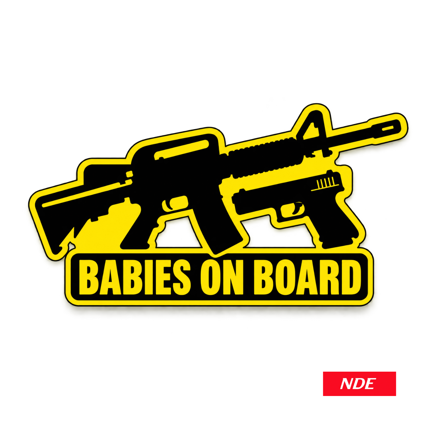 STICKER DECAL BABIES ON BOARD